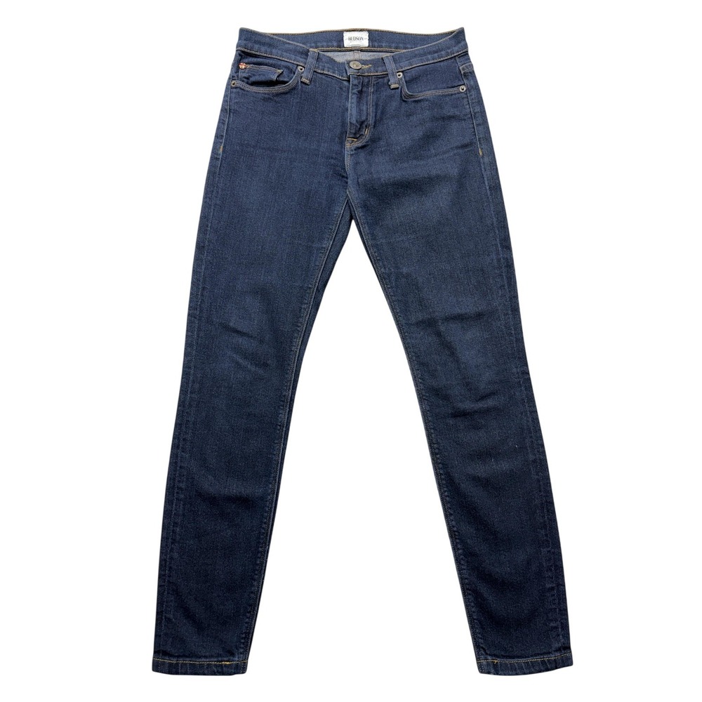 Hudson Nico Super Skinny Midrise Jeans Womens 28 Blue Dark Wash USA Stretch